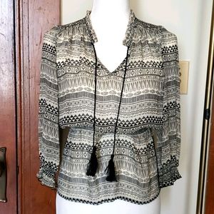 BoHo Tribal Print Blouse